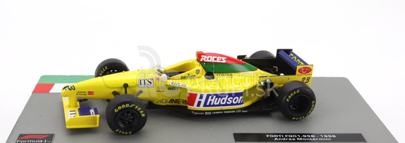 Edicola Forti F1 Fg01 95b N 23 Sezóna 1996 Andrea Montermini 1:43 Žltá