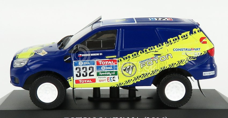 Edicola Foton Sauvana N 332 Rally Dakar 2016 R.m.pazzoli 1:43 Modrá žltá