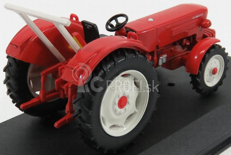 Edicola Guldner G75a Traktor 1965 - Con Vetrina - S vitrínou 1:43 Červená biela