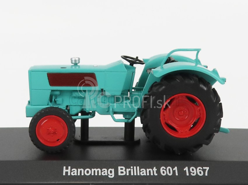 Edicola Hanomag Brillant 601 Tractor Nemecko 1967 - Con Vetrina - S vitrínou 1:43 Veľmi svetlá zelená