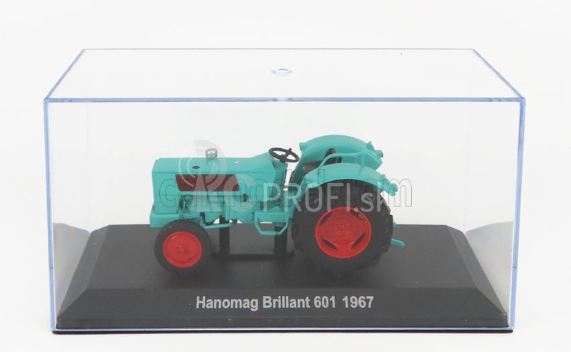 Edicola Hanomag Brillant 601 Tractor Nemecko 1967 - Con Vetrina - S vitrínou 1:43 Veľmi svetlá zelená