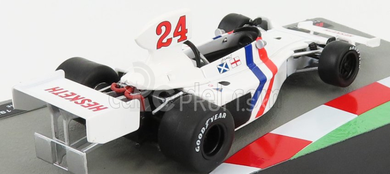 Edicola Hesketh F1 308b N 24 Sezóna 1975 James Hunt 1:43 Biela