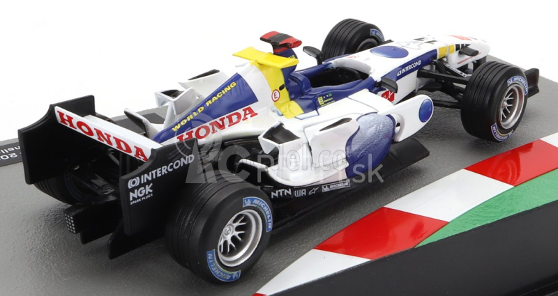 Edicola Honda F1 Ra106 N 11 Sezóna 2006 Rubens Barrichello 1:43 Biela modrá