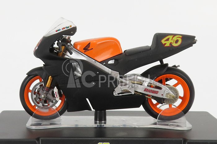 Edicola Honda Nsr500 N 46 Test Bike Jerez 1999 Valentino Rossi 1:18 Black Orange