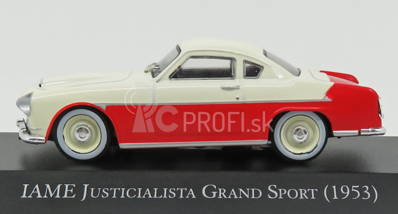 Edicola Iame Justicialista Grand Sport 1953 1:43 Biela červená