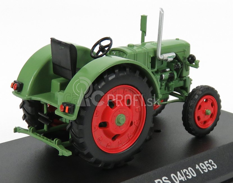 Edicola IFA Rs 04/30 Traktor Nemecko 1953 - poškodenie Blister Box 1:43 Červeno-zelená