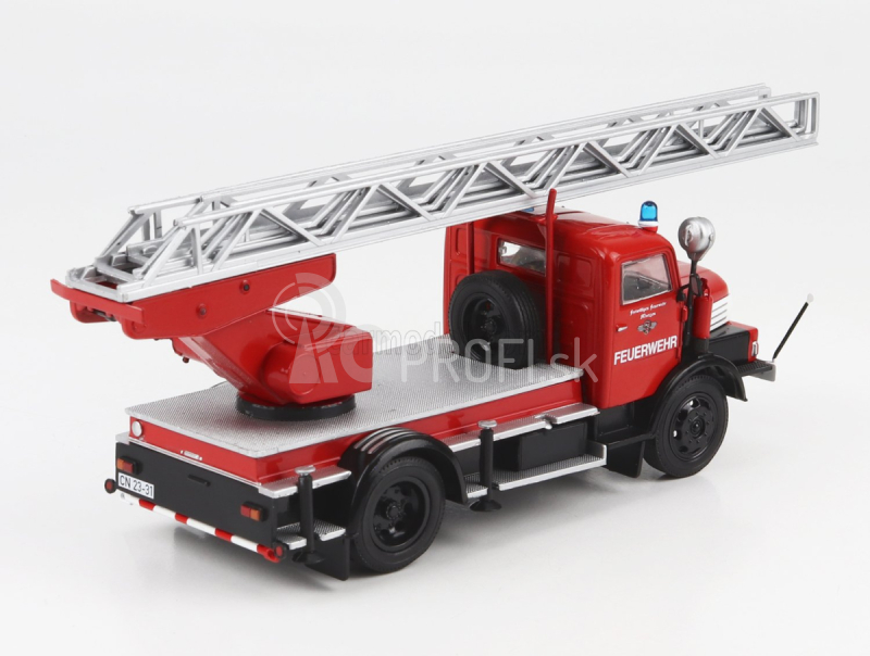 Edicola IFA S4000 Dl25 Truck Scala Feuerwehr Est Germania 1965 1:43 Červená strieborná