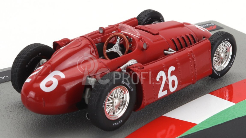 Edicola Lancia F1 D50 Ferrari N 26 Sezóna 1955 Alberto Ascari 1:43 Červená