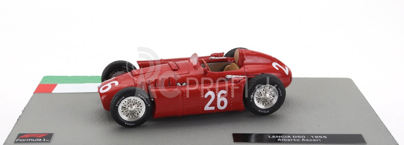 Edicola Lancia F1 D50 Ferrari N 26 Sezóna 1955 Alberto Ascari 1:43 Červená