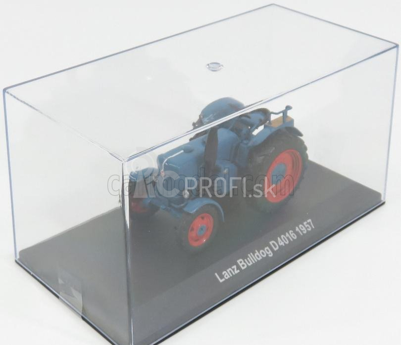 Edicola Lanz Bulldog D4016 Tractor 1957 - Con Vetrina - S vitrínou 1:43 Modrá červená