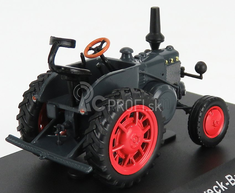 Edicola Lanz Bulldog D7506 Tractor 1939 - poškodenie Blister Box 1:43 sivočervený