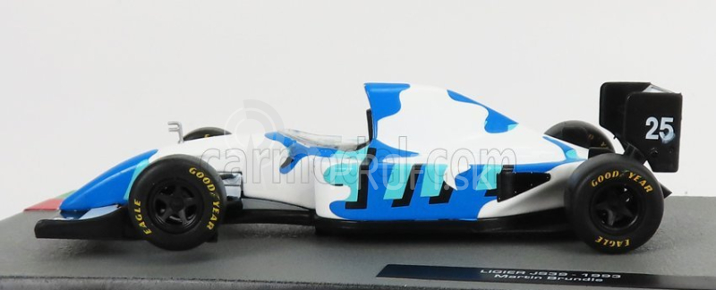 Edicola Ligier F1 Js39 N 25 Sezóna 1993 Martin Brundle 1:43 Biela Modrá