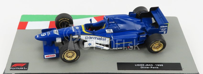 Edicola Ligier F1 Js43 N 9 Sezóna 1996 Olivier Panis 1:43 Modrá biela