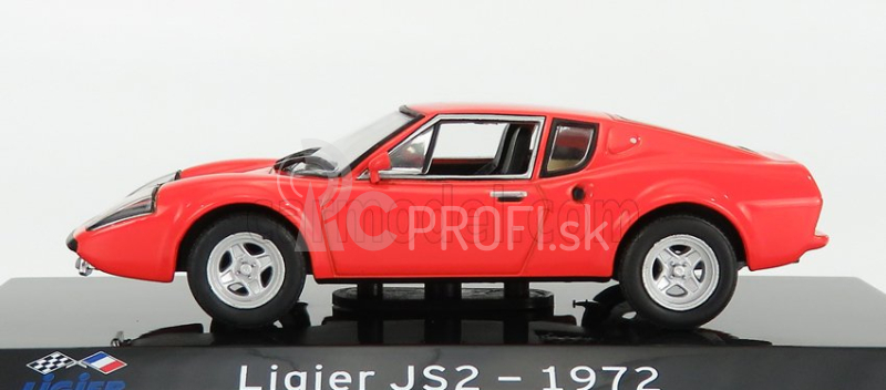 Edicola Ligier Js2 1972 - Con Vetrina - S vitrínou 1:43 červená