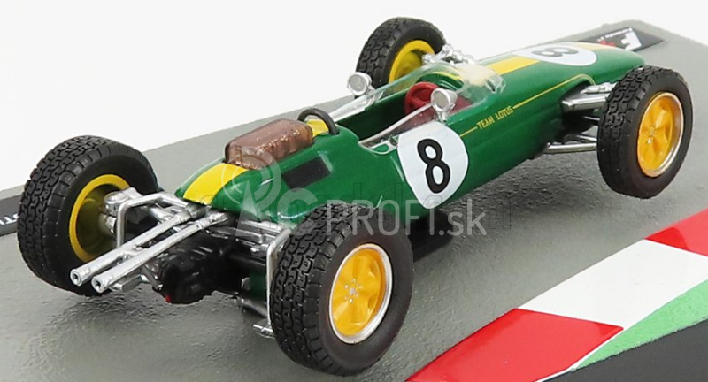 Edicola Lotus F1 25 N 8 Jim Clark Sezóna 1963 Majster sveta 1:43 Zelenožltá