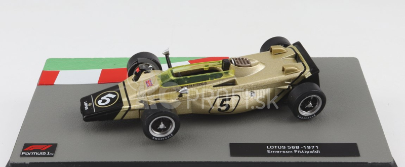 Edicola Lotus F1 56b N 5 Sezóna 1971 Emerson Fittipaldi 1:43 Zlatá čierna