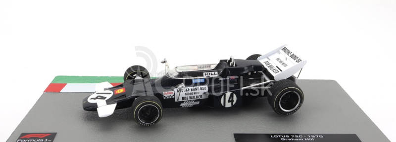 Edicola Lotus F1 72 N 14 Sezóna 1970 Graham Hill 1:43 Modrá biela