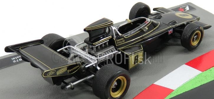 Edicola Lotus F1 72d Ford Jps N 8 Majster sveta sezóna 1972 Emerson Fittipaldi 1:43 čierna