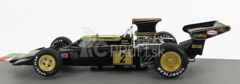 Edicola Lotus F1 72e Jps N 2 Sezóna 1973 Ronnie Peterson 1:43 Čierne zlato