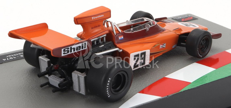 Edicola Lotus F1 72e N 29 Sezóna 1974 Ian Scheckter 1:43 Oranžová Bordeaux