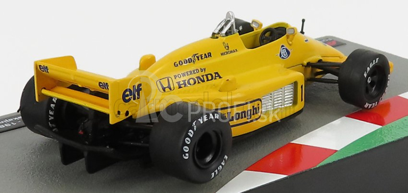 Edicola Lotus F1 99t Honda Elf N 11 Sezóna 1987 Satoru Nakajima 1:43 Žltá