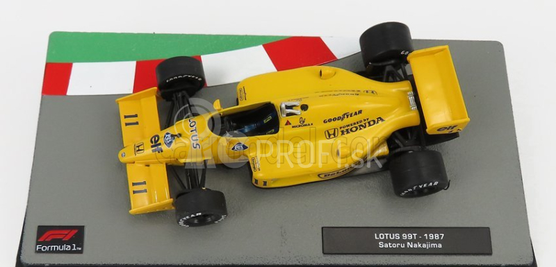 Edicola Lotus F1 99t Honda Elf N 11 Sezóna 1987 Satoru Nakajima 1:43 Žltá