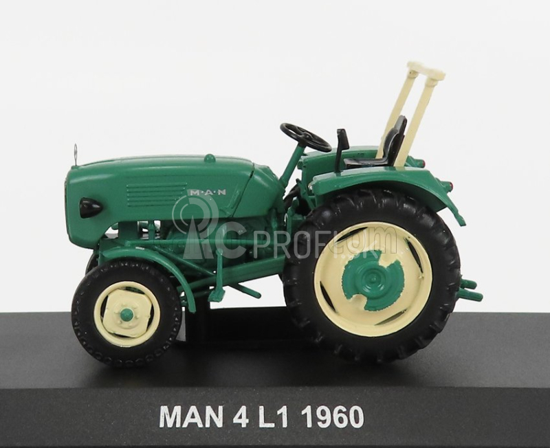 Edicola MAN 4l1 Tractor 1960 - Con Vetrina - S vitrínou 1:43 zelená