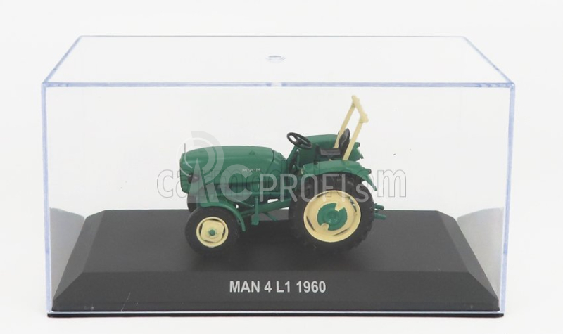 Edicola MAN 4l1 Tractor 1960 - Con Vetrina - S vitrínou 1:43 zelená