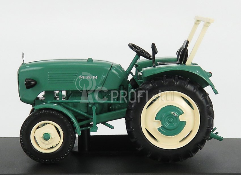 Edicola MAN 4l1 Tractor 1960 - poškodenie Blister Box 1:43 Zeleno-béžová