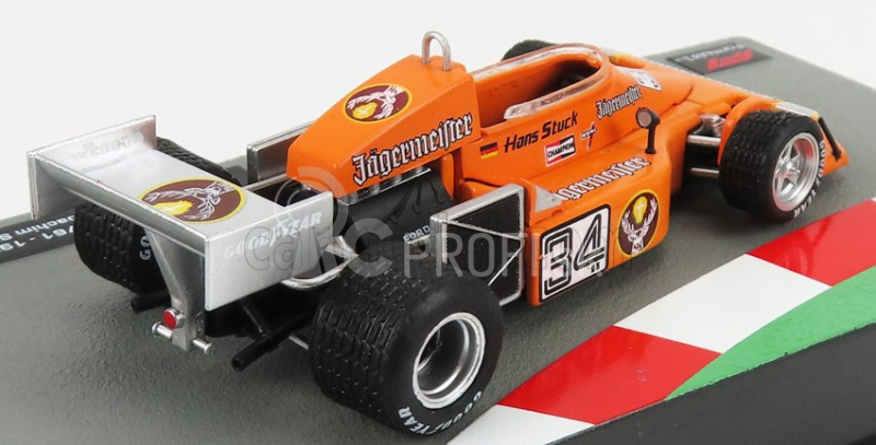 Edicola March F1 761 N 34 Sezóna 1976 Hans Joachim Stuck 1:43 Orange