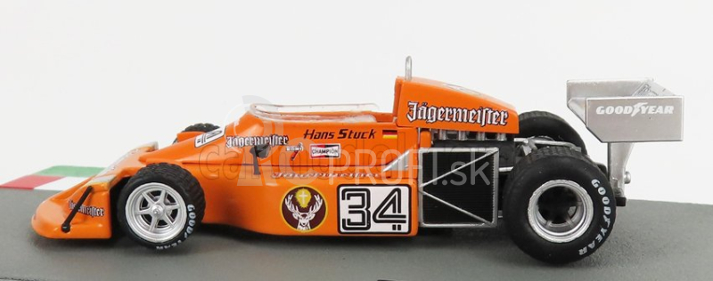 Edicola March F1 761 N 34 Sezóna 1976 Hans Joachim Stuck 1:43 Orange