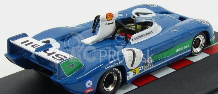 Edicola Matra simca Ms670b 3.0l V12 Team Matra Sport Winner N 7 24h Le Mans 1974 H.pescarolo - G.larrousse 1:43 Bluette Green White