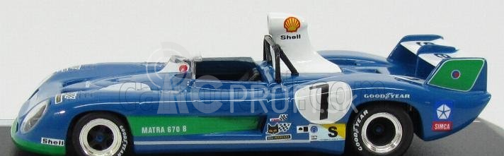 Edicola Matra simca Ms670b 3.0l V12 Team Matra Sport Winner N 7 24h Le Mans 1974 H.pescarolo - G.larrousse 1:43 Bluette Green White