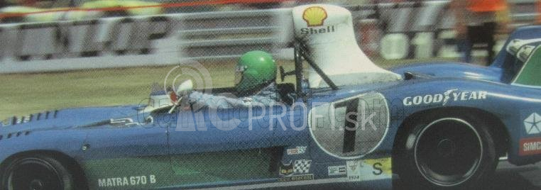 Edicola Matra simca Ms670b 3.0l V12 Team Matra Sport Winner N 7 24h Le Mans 1974 H.pescarolo - G.larrousse 1:43 Bluette Green White