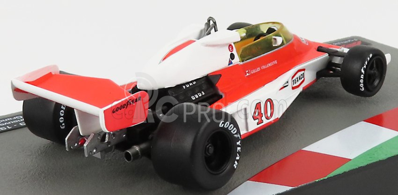 Edicola Mclaren F1 M23 N 40 British Gp 1977 Gilles Villeneuve 1:43 Oranžová biela