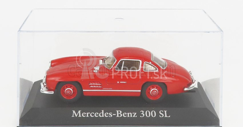 Edicola Mercedes Benz 300sl Coupe 1954 - Con Vetrina - S vitrínou 1:43 červená