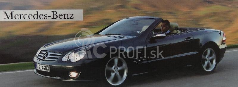 Edicola Mercedes Benz Sl-class 600sl R230 2003 1:43 čierna