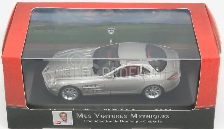 Edicola Mercedes benz Slr Mclaren 2003 - Con Vetrina - S vitrínou 1:43 Silver