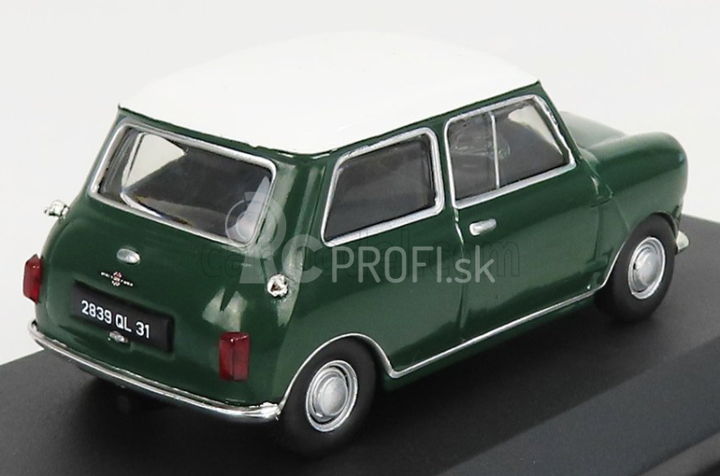 Edicola Mini Cooper S 1967 - Con Vetrina - S vitrínou 1:43 zelená biela