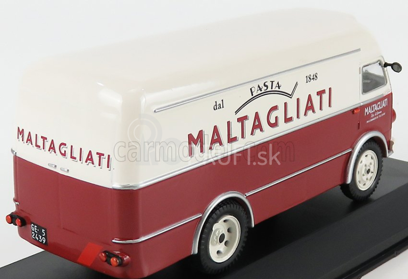 Edicola Om Fiat Leoncino Truck Pasta Maltagliati 1950 1:43 červená biela