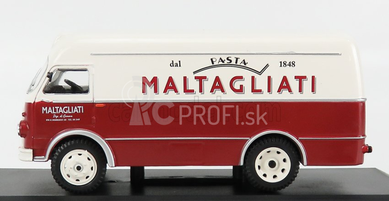 Edicola Om Fiat Leoncino Truck Pasta Maltagliati 1950 1:43 červená biela