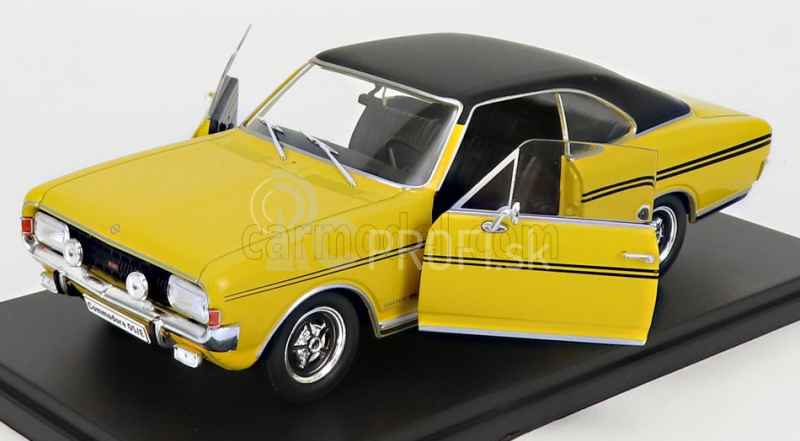 Edicola Opel Commodore A Gs/e Coupe 1970 1:24 žltá čierna