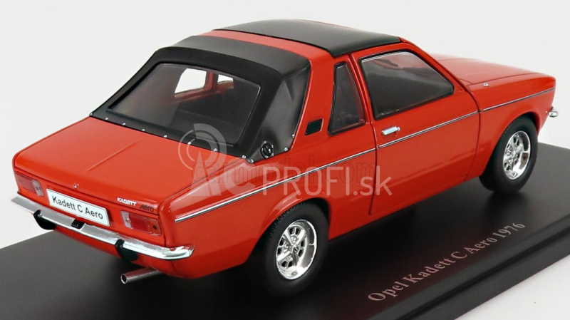 Edicola Opel Kadett C Aero Semi Cabrio Closed 1976 1:24 oranžová čierna