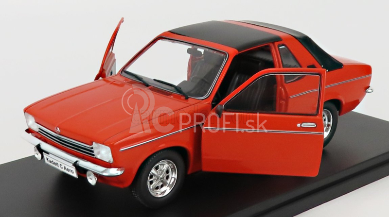 Edicola Opel Kadett C Aero Semi Cabrio Closed 1976 1:24 oranžová čierna