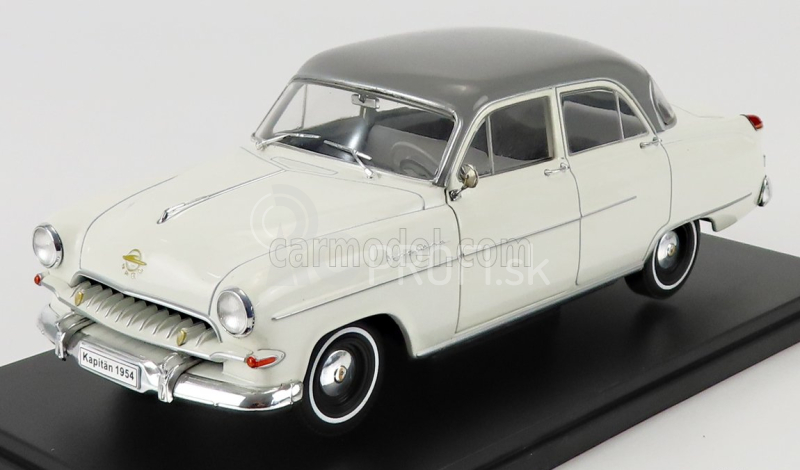 Edicola Opel Kapitan 1954 1:24 bielo-sivá