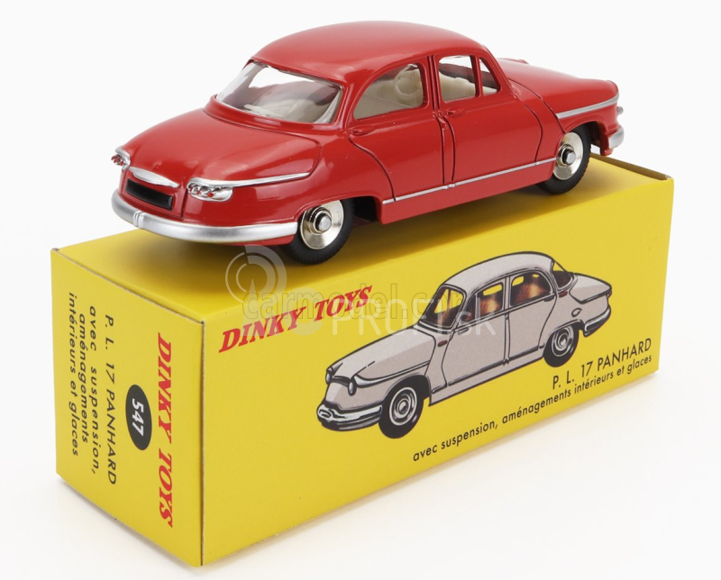 Edicola Panhard Pl17 1961 1:43 Červená