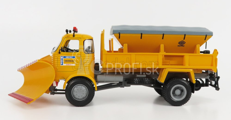 Edicola Pegaso 3040 Truck Snowplough Spargisale E Spazzaneve 1980 1:43 Žltá