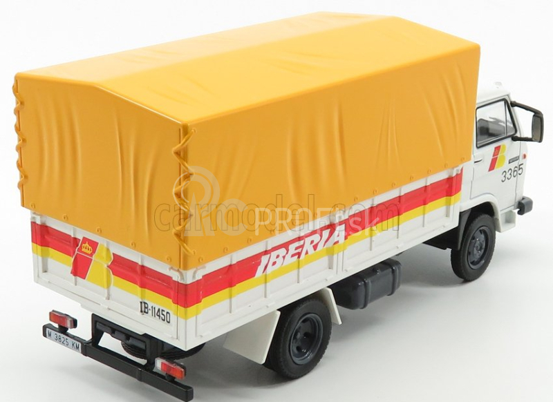 Edicola Pegaso Ekys 1210 Truck Telonato Iberia 1986 1:43 Bielo-žltá