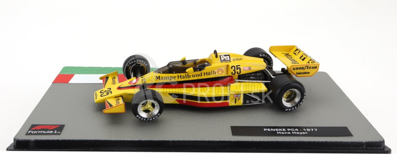 Edicola Penske F1 Pc4 N 35 Sezóna 1977 Hans Heyer 1:43 Žltá