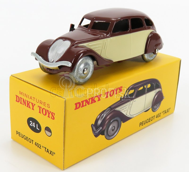 Edicola Peugeot 402 Taxi 1937 1:43 Hnedá krémová